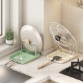 Pot Lid Holder & Spoon Rest — Countertop Stand for a Mess-Free Stove