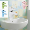 Cartoon Elephant Ceramic Kids Faucet — Cute Bathroom Basin Tap for Children